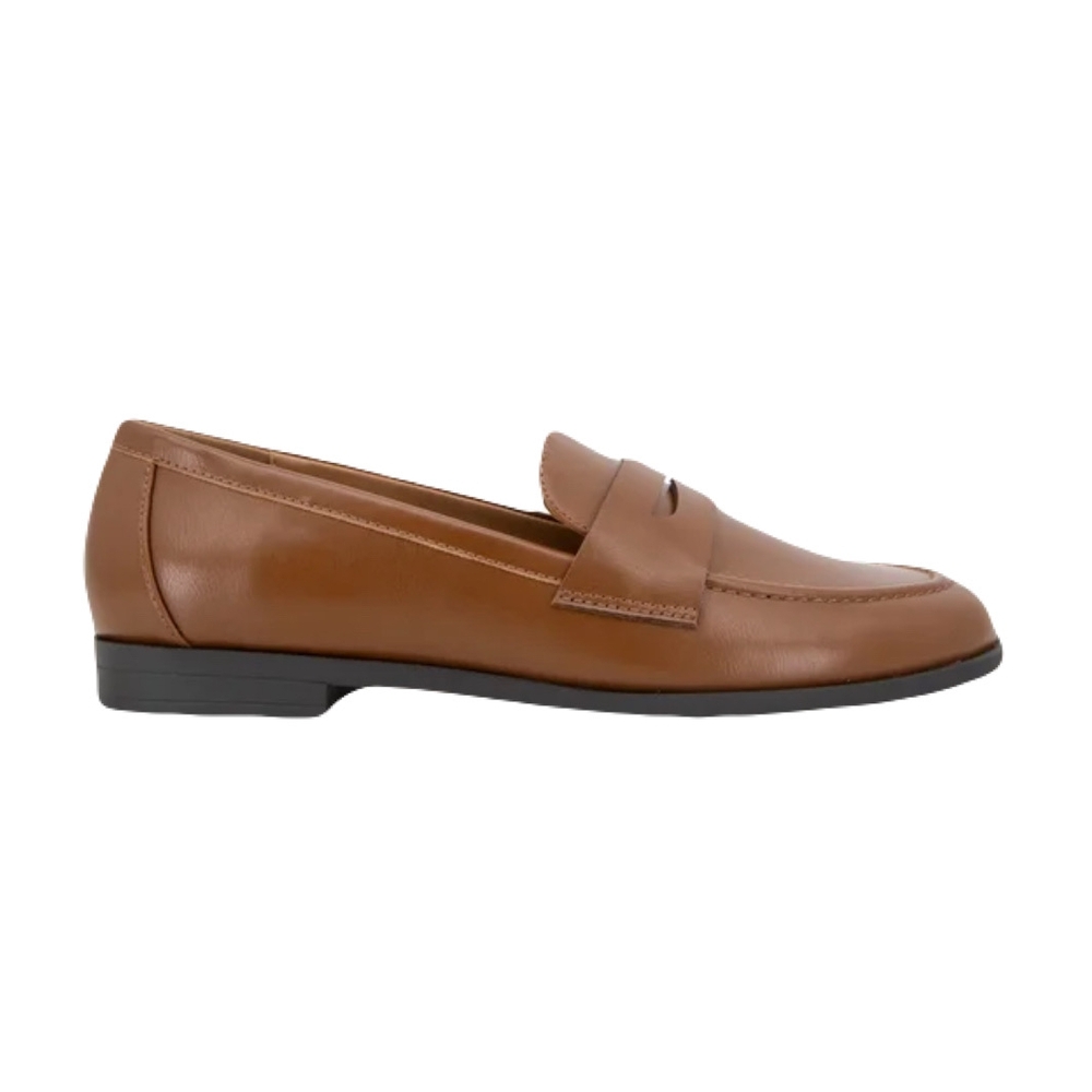 Kensie Ladies' Penny Brown Leather Loafers - Picture 3 of 6